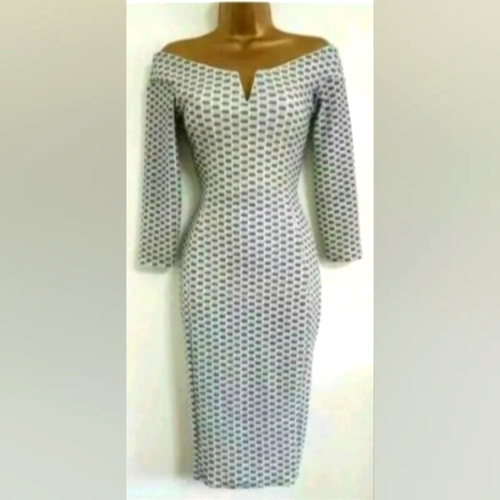 Knee Length silver Glitter dress size 8/10